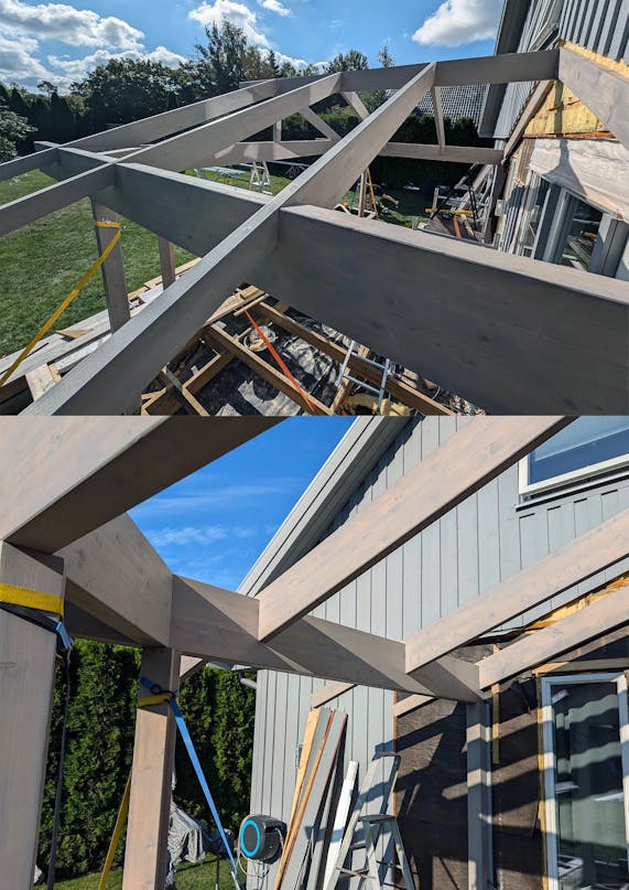 Vinterisoleret udestue af genbrug Vinterisoleret udestue af genbrug